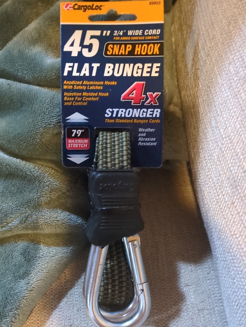 Cargoloc 45 In Snap Hook Bungee
